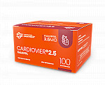 CARDIOVIER 2.5 MG X 100 COMP